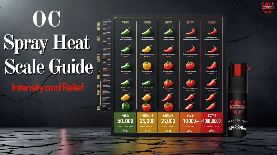 OC Spray Heat Scale Guide: Intensity and Relief