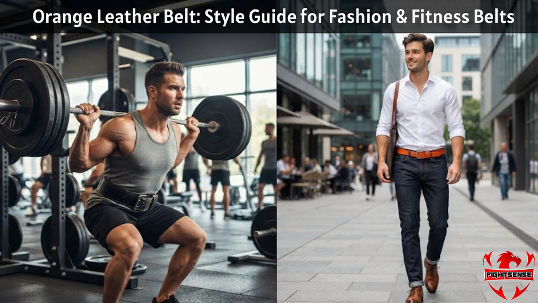 Orange Leather Belt: Style Guide for Fashion & Fitness Belts
