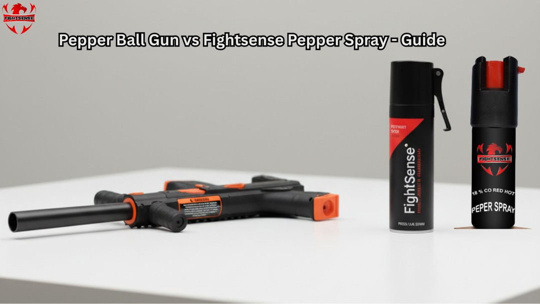Pepper Ball Gun vs Fightsense Pepper Spray - Guide