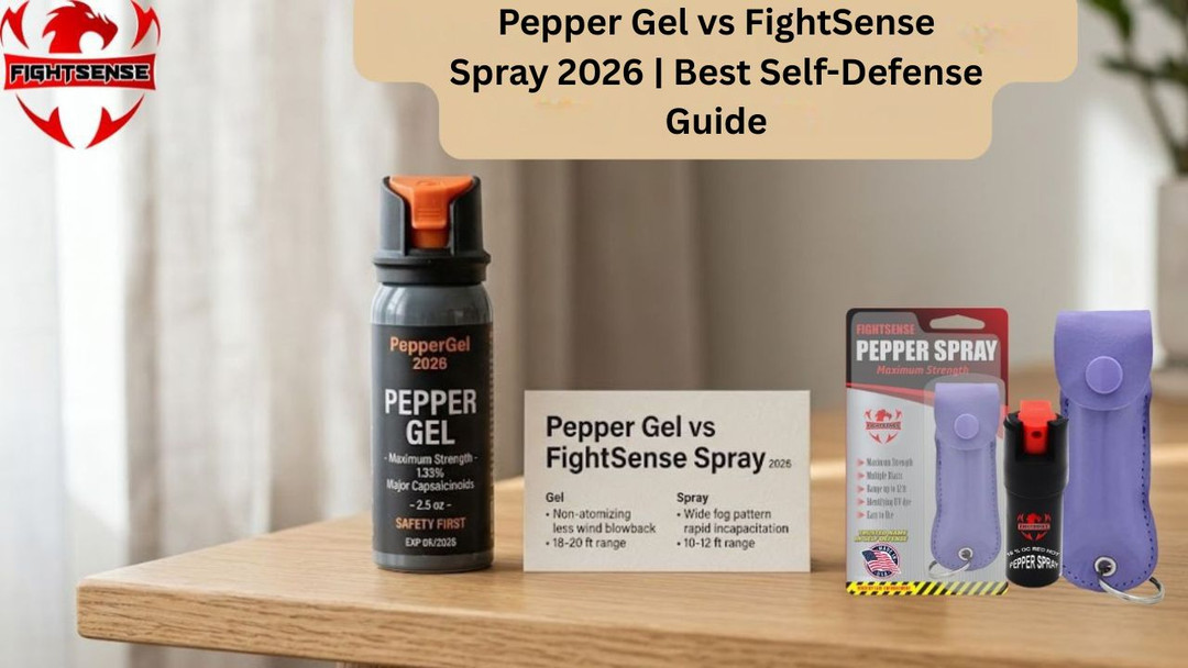 Pepper Gel vs FightSense Spray 2026 | Best Self-Defense Guide