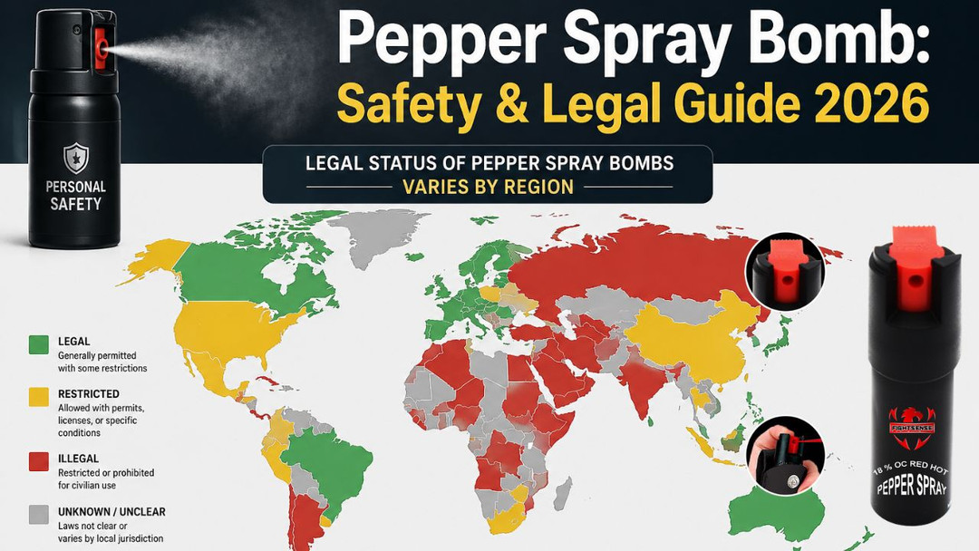 Pepper Spray Bomb: Safety & Legal Guide 2026 