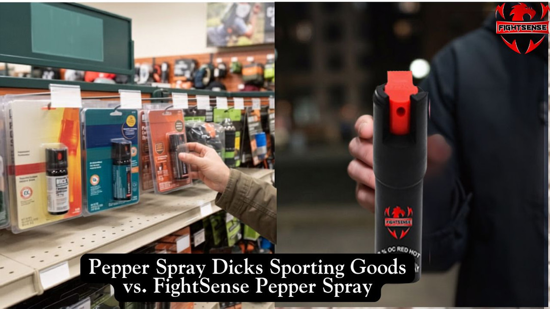 Pepper Spray Dicks Sporting Goods vs. FightSense Pepper Spray