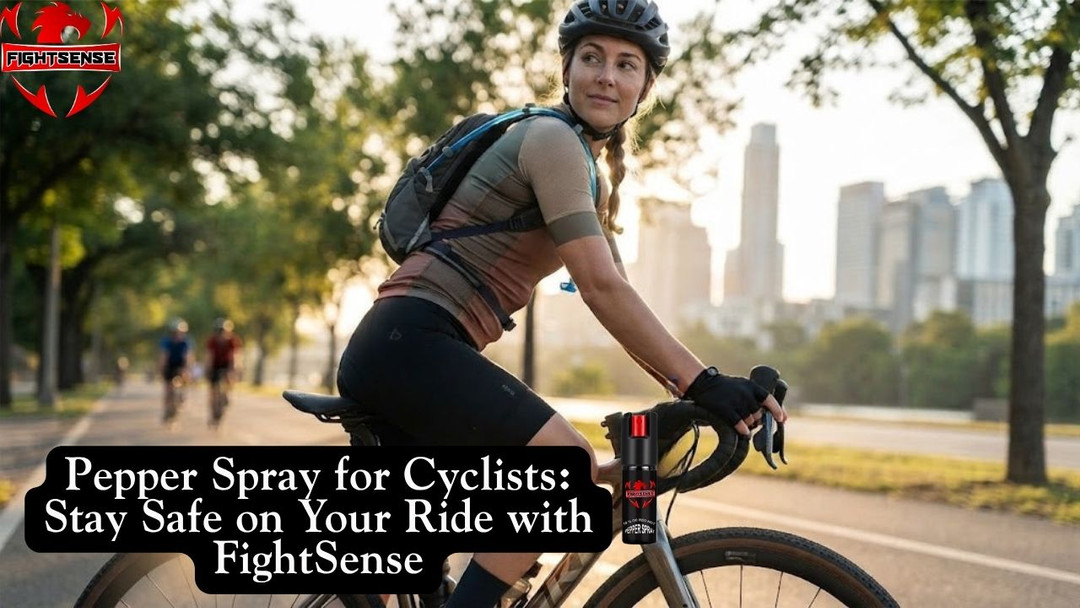 Pepper Spray for Cyclists: Stay Safe on Your Ride with FightSense
