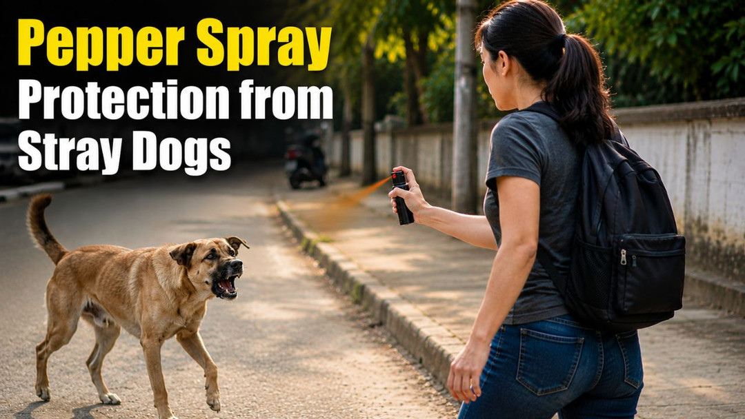 Pepper Spray Protection from Stray Dogs Guide