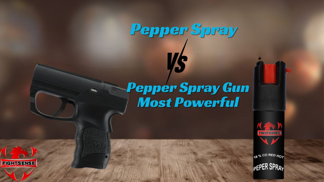 Pepper Spray vs Pepper Spray Gun Most Powerful