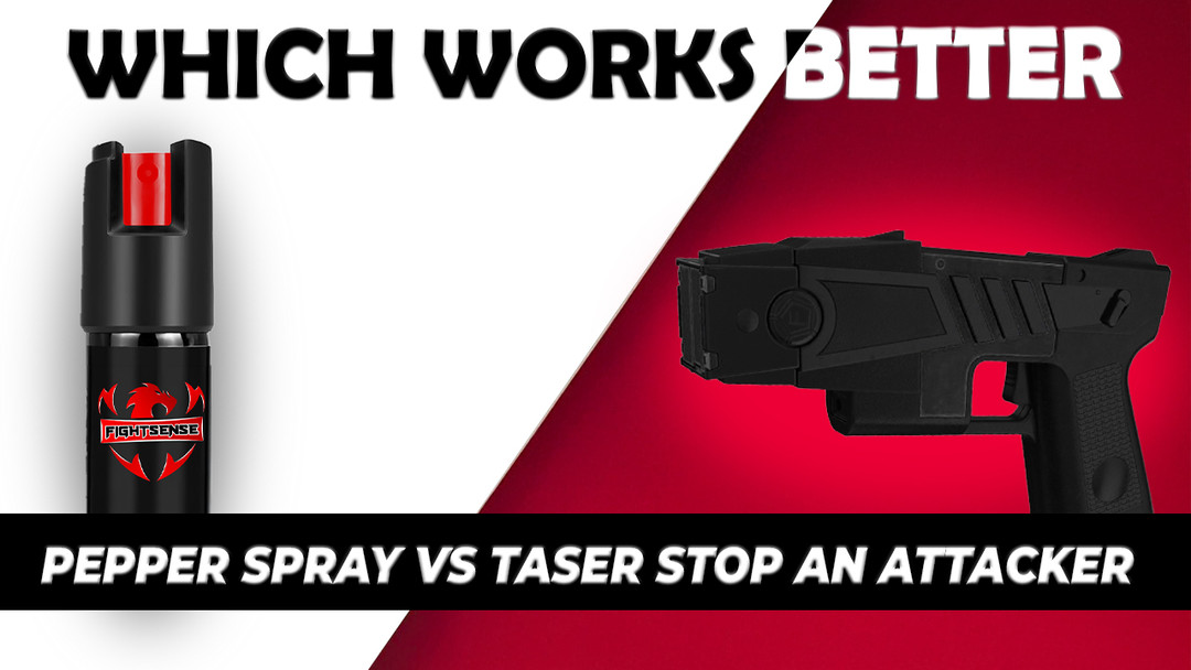 Which Works Better? Pepper Spray vs Taser Stop an Attacker