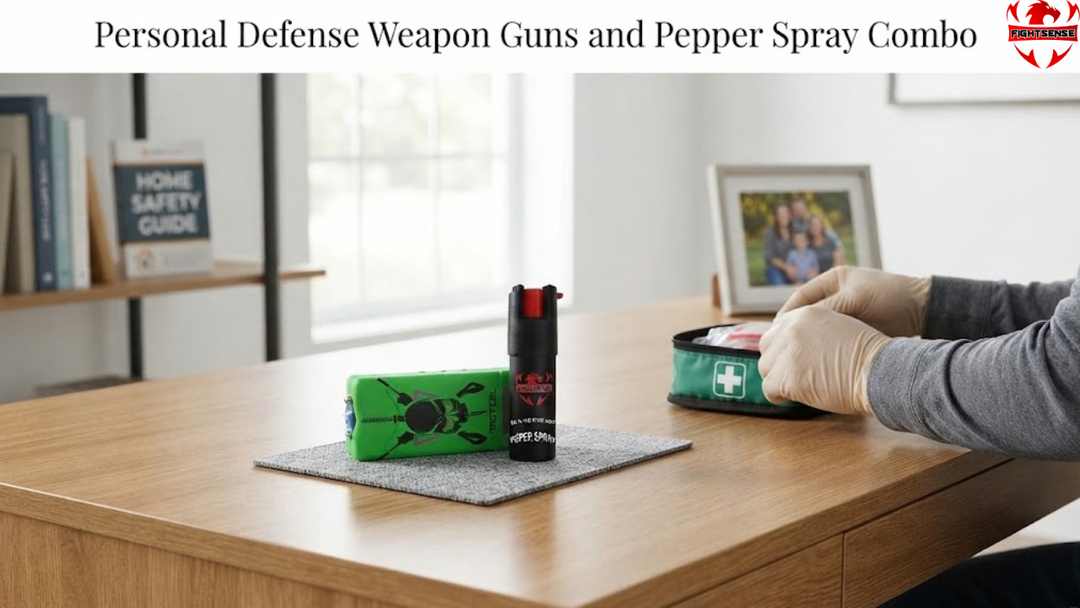 Personal Defense Weapon Guns and Pepper Spray Combo
