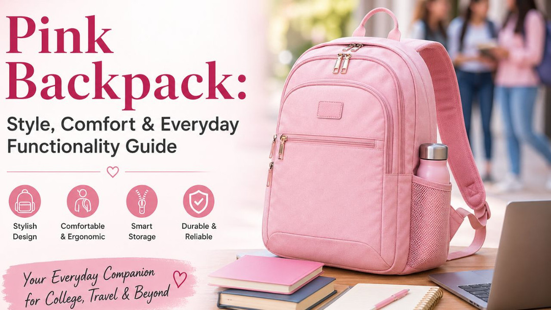 Pink Backpack Guide: Stylish, Durable & Practical