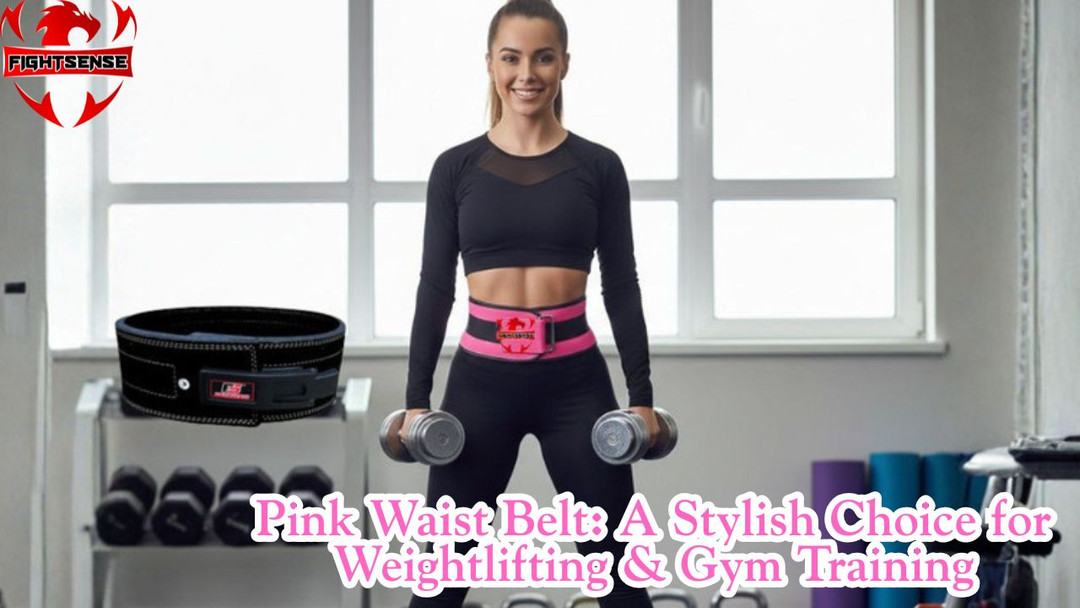 Pink Waist Belt: A Stylish Choice for Weightlifting & Gym Training