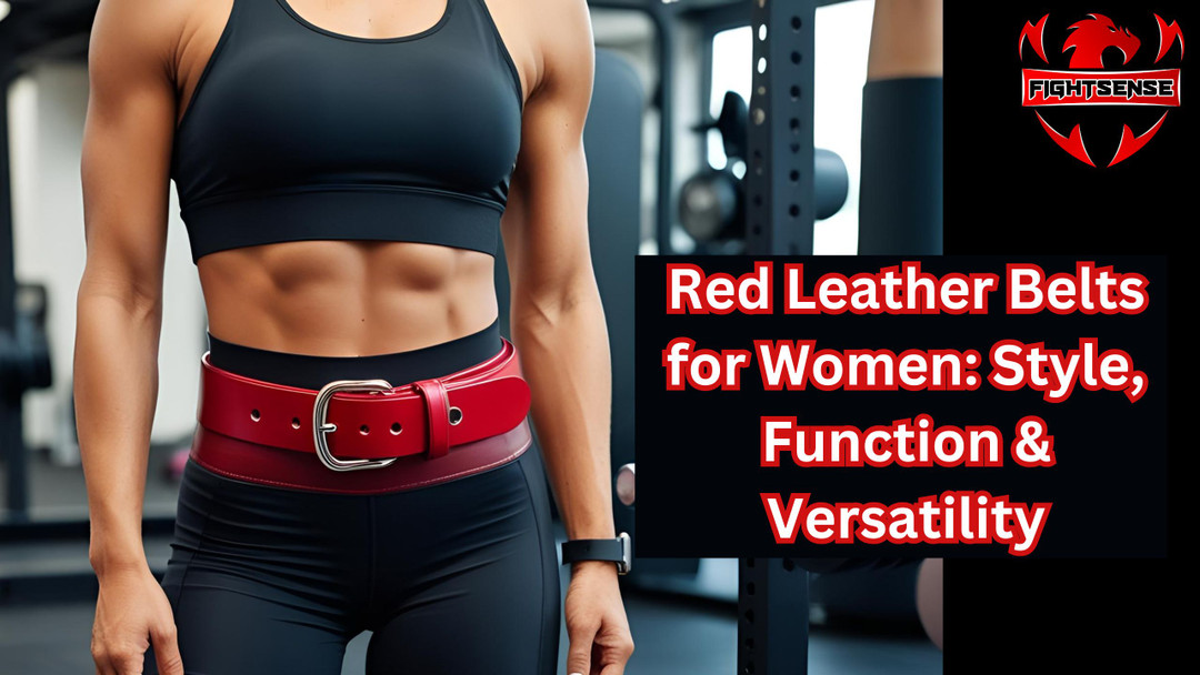 Red Leather Belt for Womens: Style, Function & Versatility