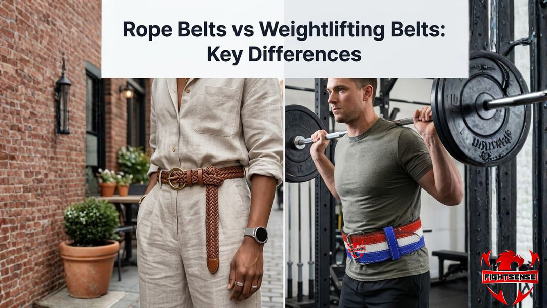 Rope Belts vs Weightlifting Belts: Key Differences