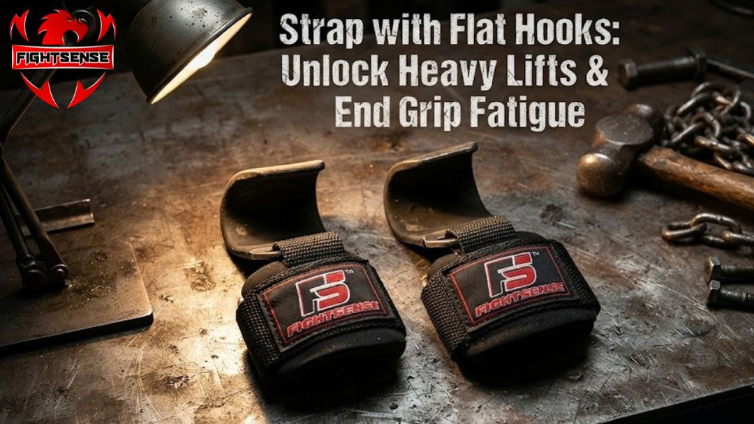 Strap with Flat Hooks: Unlock Heavy Lifts & End Grip Fatigue
