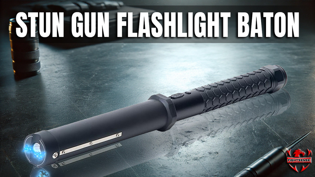 High-Power Stun Gun Flashlight Baton: Your Safety Ally