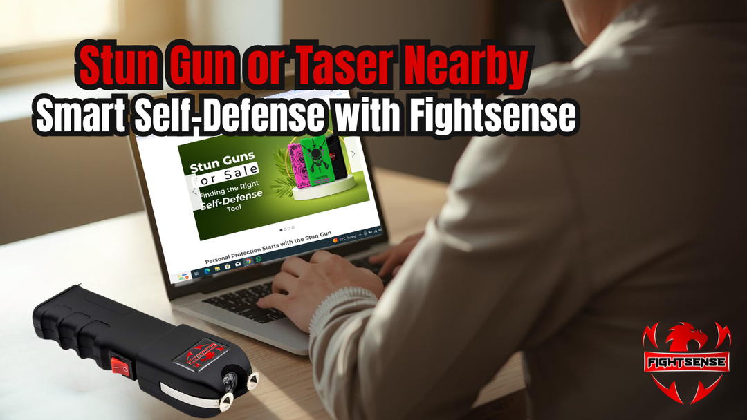 Stun Gun or Taser Nearby: Self-Defense with Fightsense 