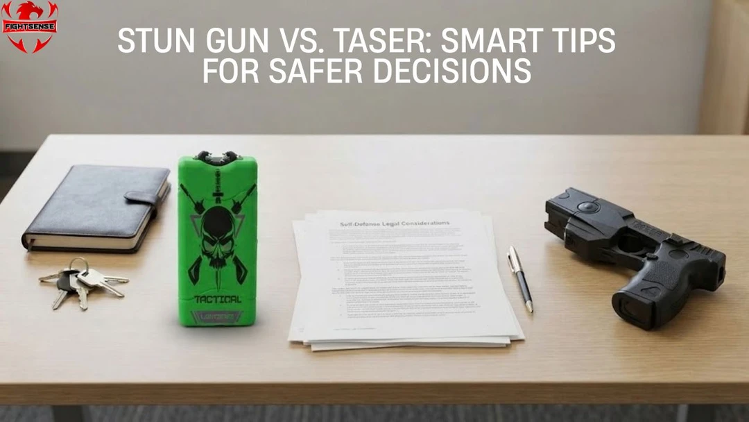 Stun gun vs. taser: Smart Tips for Safer Decisions