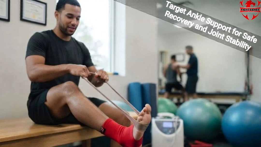 Target Ankle Support for Safe Recovery and Joint Stability
