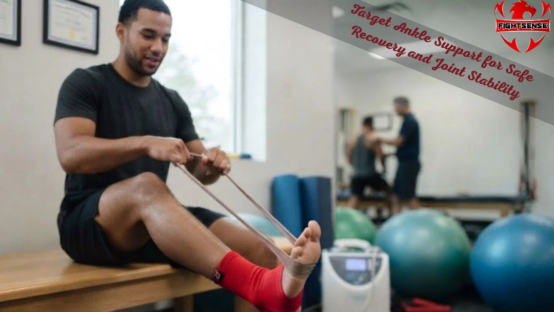 Target Ankle Support for Safe Recovery and Joint Stability