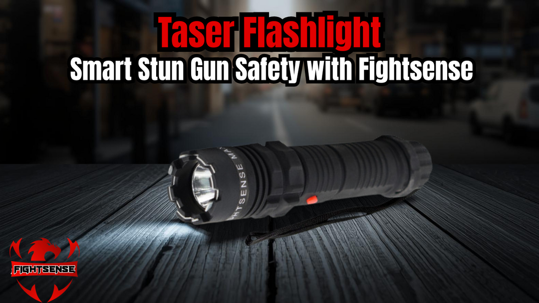 Taser and Flashlight: Smart Stun Gun Safety with Fightsense