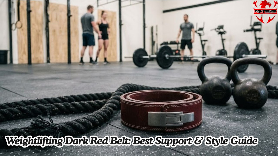 Weightlifting Dark Red Belt: Best Support & Style Guide