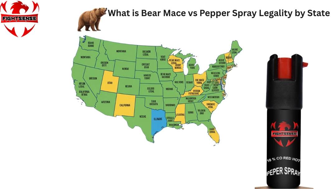 What is Bear Mace vs Pepper Spray Legality by State