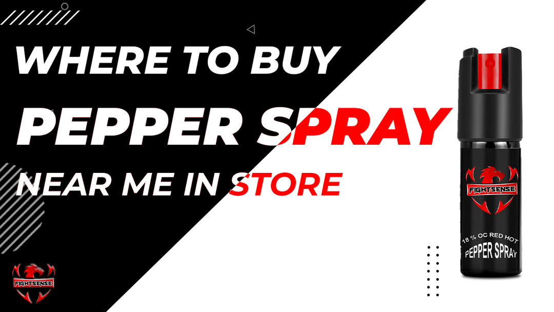 Where to Buy Pepper Spray Near Me in Store for Safety
