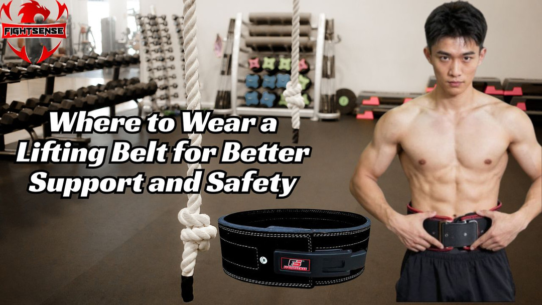 Where to Wear a Lifting Belt for Better Support and Safety
