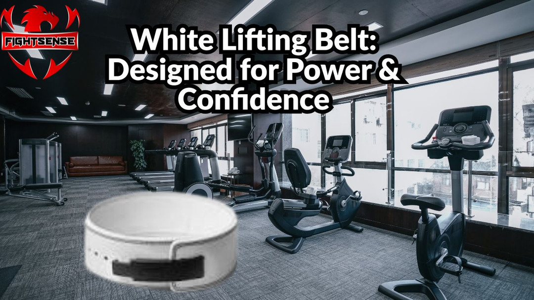 White Lifting Belt: Designed for Power & Confidence