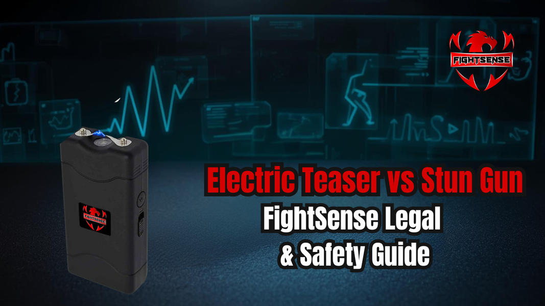Electric Teaser vs Stun Gun: FightSense Legal & Safety Guide