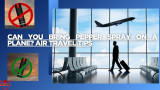 Can You Bring Pepper Spray on a Plane? Air Travel Tips