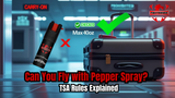 Can You Fly with Pepper Spray? TSA Rules Explained