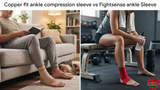 Copper fit ankle compression sleeve vs Fightsense ankle Sleeve