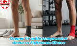 Copper fit ankle compression sleeve vs Fightsense Sleeve