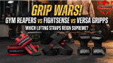 Gym Reaper Wrist Straps: FightSense vs Versa Gripps