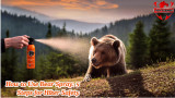 How to Use Bear Spray: 5 Steps for Hiker Safety
