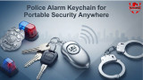 Police Alarm Keychain for Portable Security Anywhere