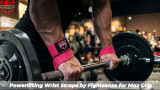Powerlifting Wrist Straps by Fightsense for Max Grip