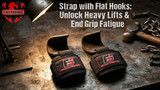 Strap with Flat Hooks: Unlock Heavy Lifts & End Grip Fatigue