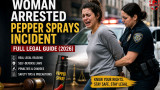 Woman Arrested Pepper Sprays Incident: Legal Guide (2026)