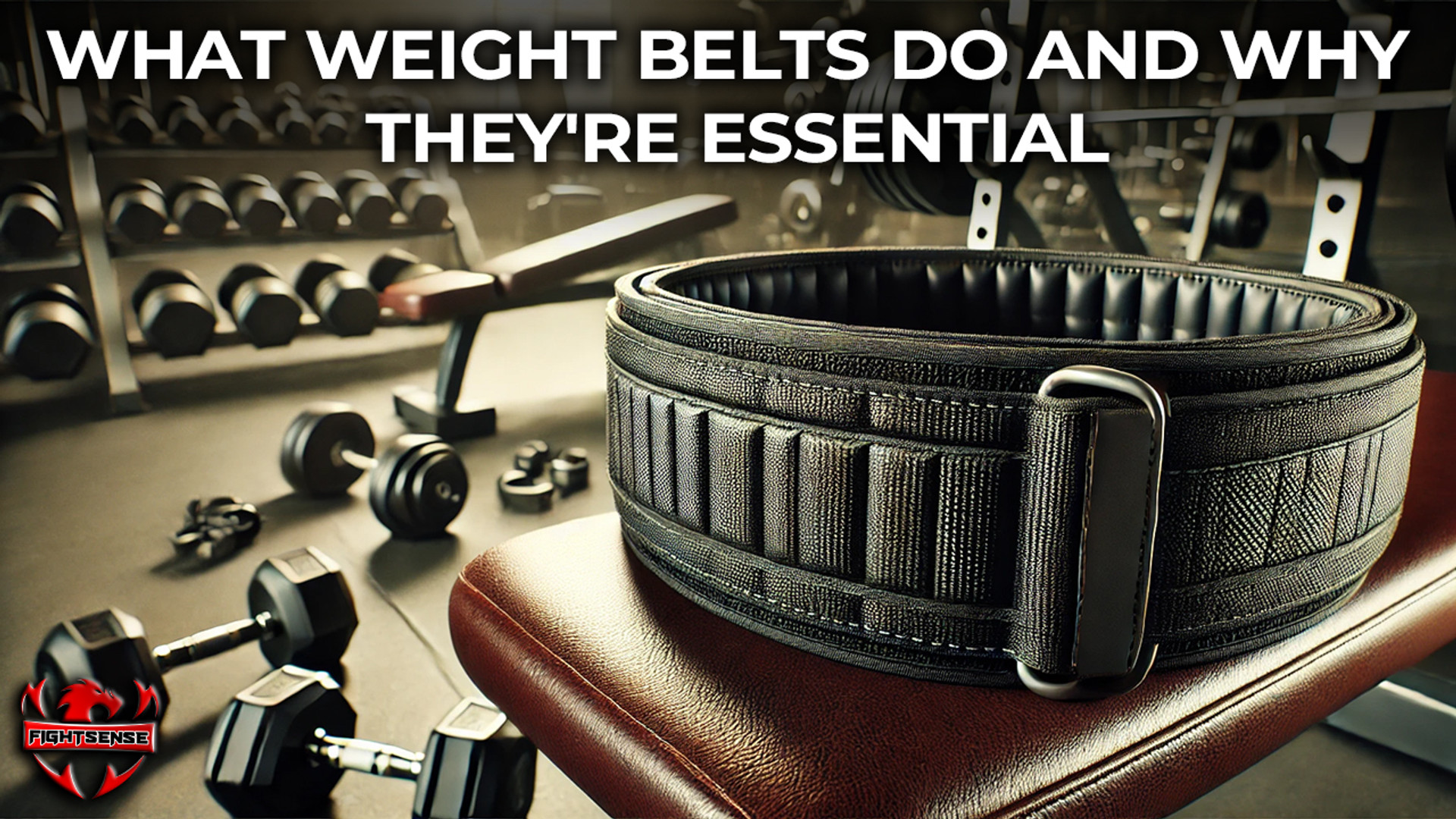 How Does A Weight Belt Work What Weight Belts Do and Why They're Essential - FIGHTSENSE