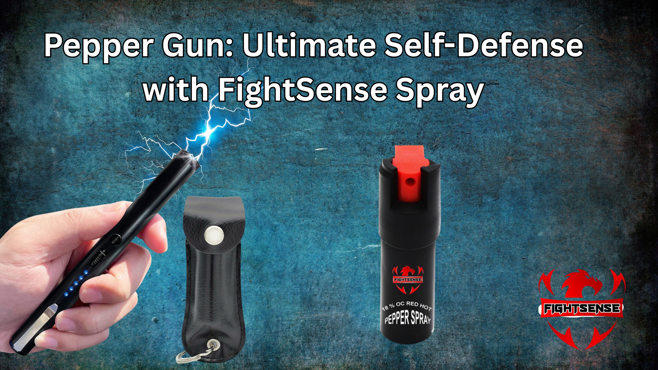 Pepper Gun: Ultimate Self-Defense with FightSense Spray - FIGHTSENSE