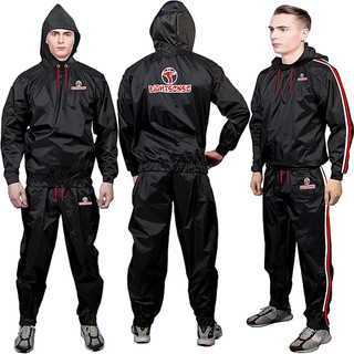 Fightsense sauna suit helps with rapid weight loss through sweating.