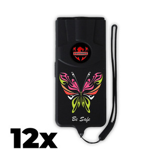 FIGHTSENSE Rechargeable Mini Stun Gun – Compact & Powerful Self-Defense 12PC