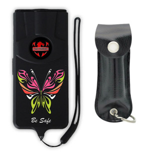 FIGHTSENSE Self-Defense Combo: Stun Gun with LED Flashlight & Pepper Spray