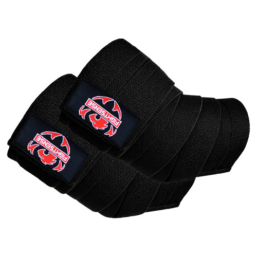 FIGHTSENSE Weightlifting Elbow Wraps (1 Pair) – 40” – Adjustable Powerlifting