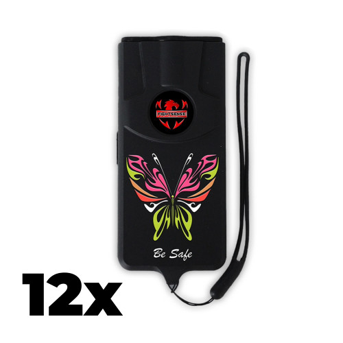 FIGHTSENSE Rechargeable Mini Stun Gun – Compact & Powerful Self-Defense 12PC