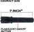 Dual-function torch with stun gun functionality.