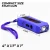 Compact stun gun torch with wrist strap