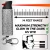FIGHTSENSE Heavy Duty Rechargable StunGun withLED Flashlight &Pepper Spray COMBO