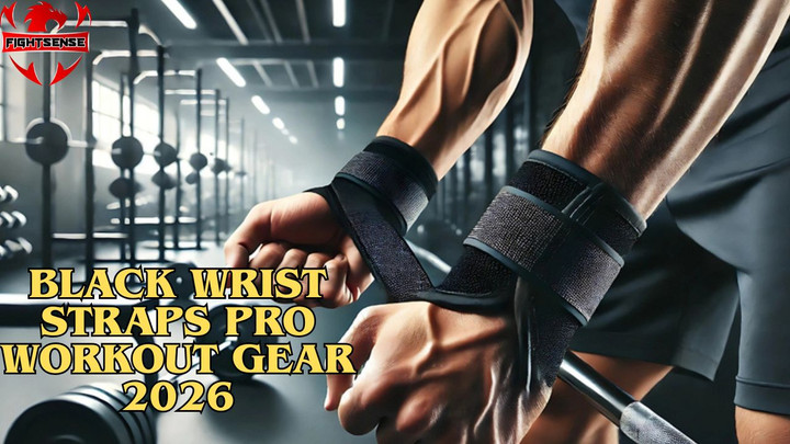 Black Wrist Straps Pro Workout Gear 2026