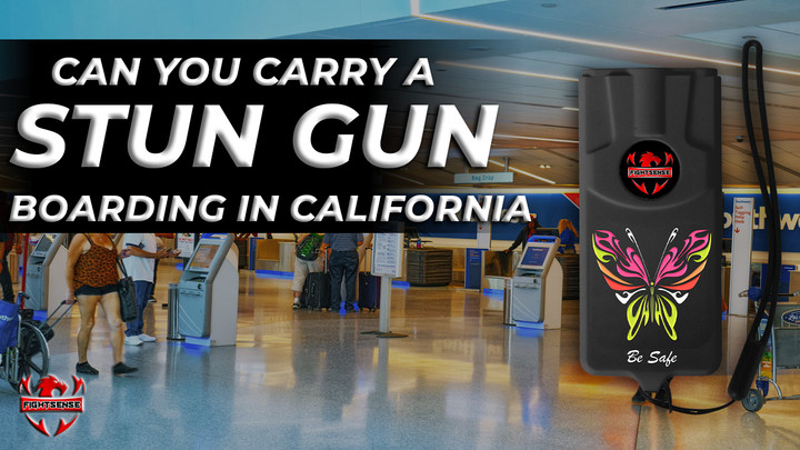 Can You Carry Stun Gun Boarding in California?